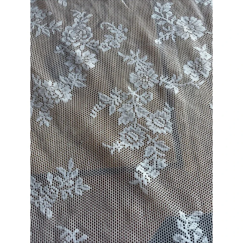 IKEA, Alvine Spets 57 X 98 One Set Of 2 Panels Lace Floral Boho Cottagecore 1999